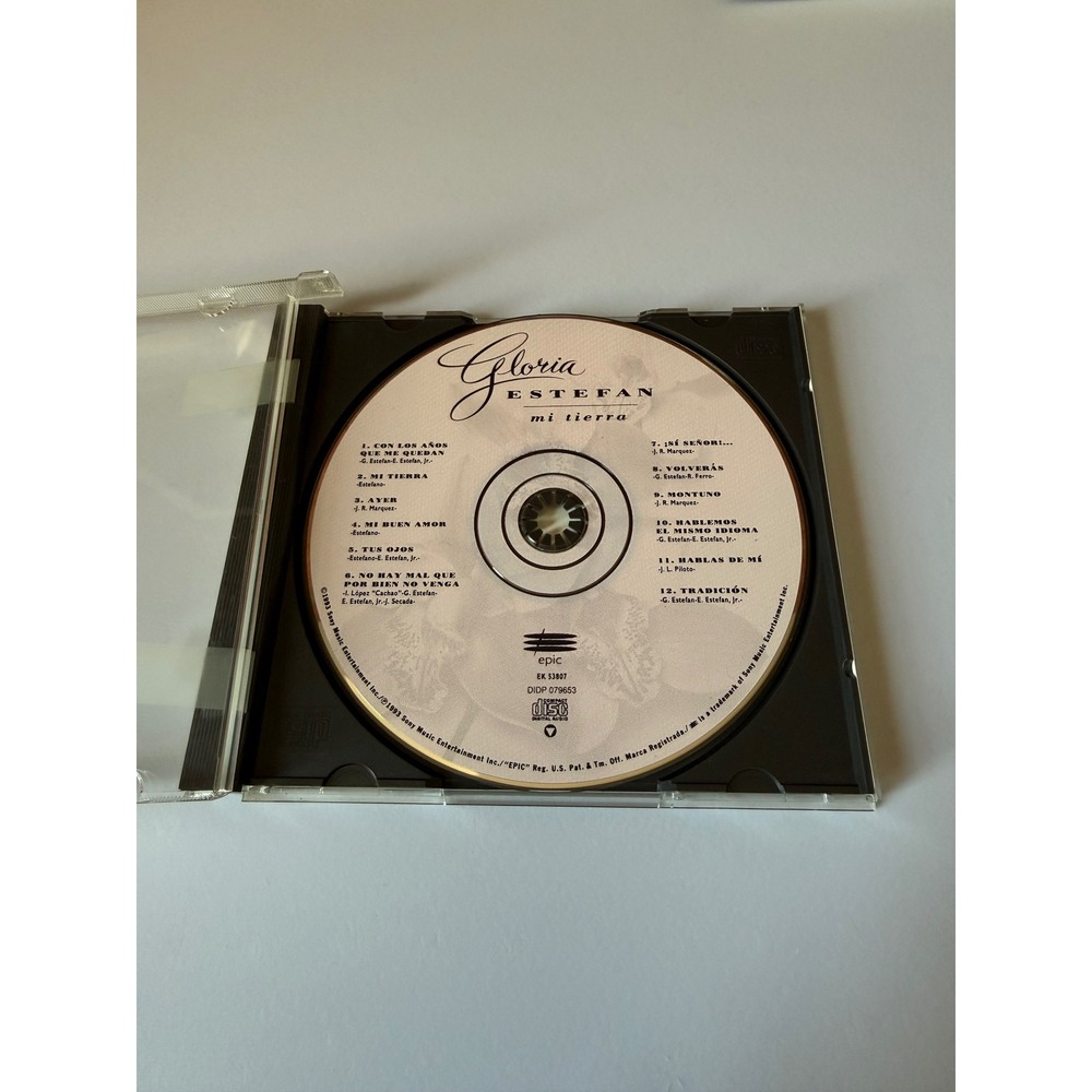 Gloria Estefan Mi Tierra CD 1993 Latin Pop Tropical Epic EK 53807 074645380728